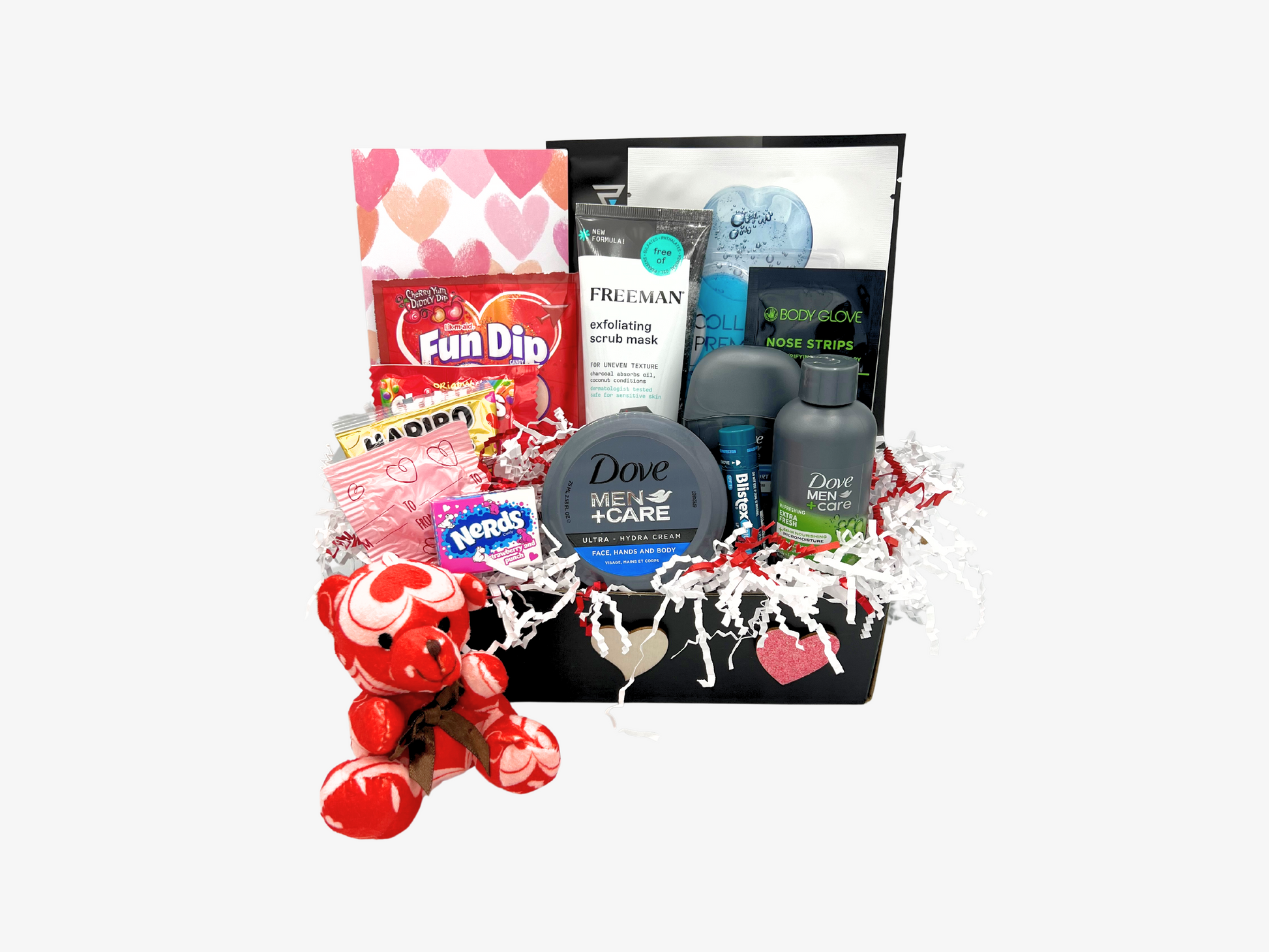 valentines day gift box for him, self care gift box for him