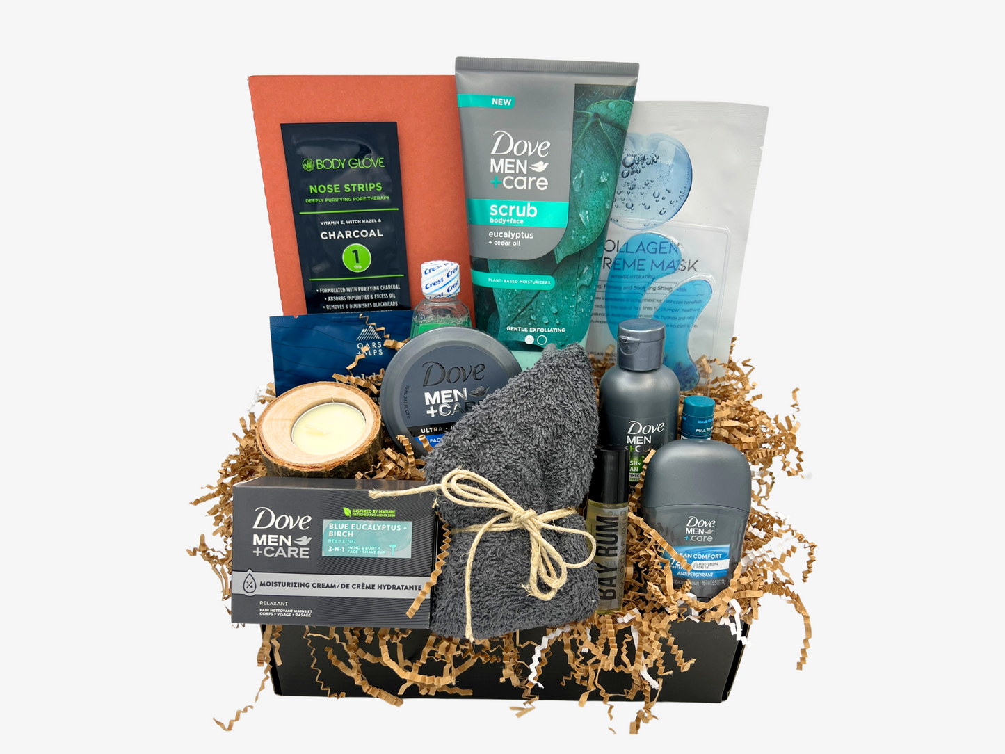 dove mens gift set for him, dove mens gift box, dove mens moisturizer, dove mens moisturizer travel size, dove mens shampoo travel size, dove mens self care kit, mens body wipes, body scrub for men, eucalyptus soap for men, gift box for him, skincare gift box for him, skin care for him, skincare for him, gift box for men, self care gift box for him, gift box for men