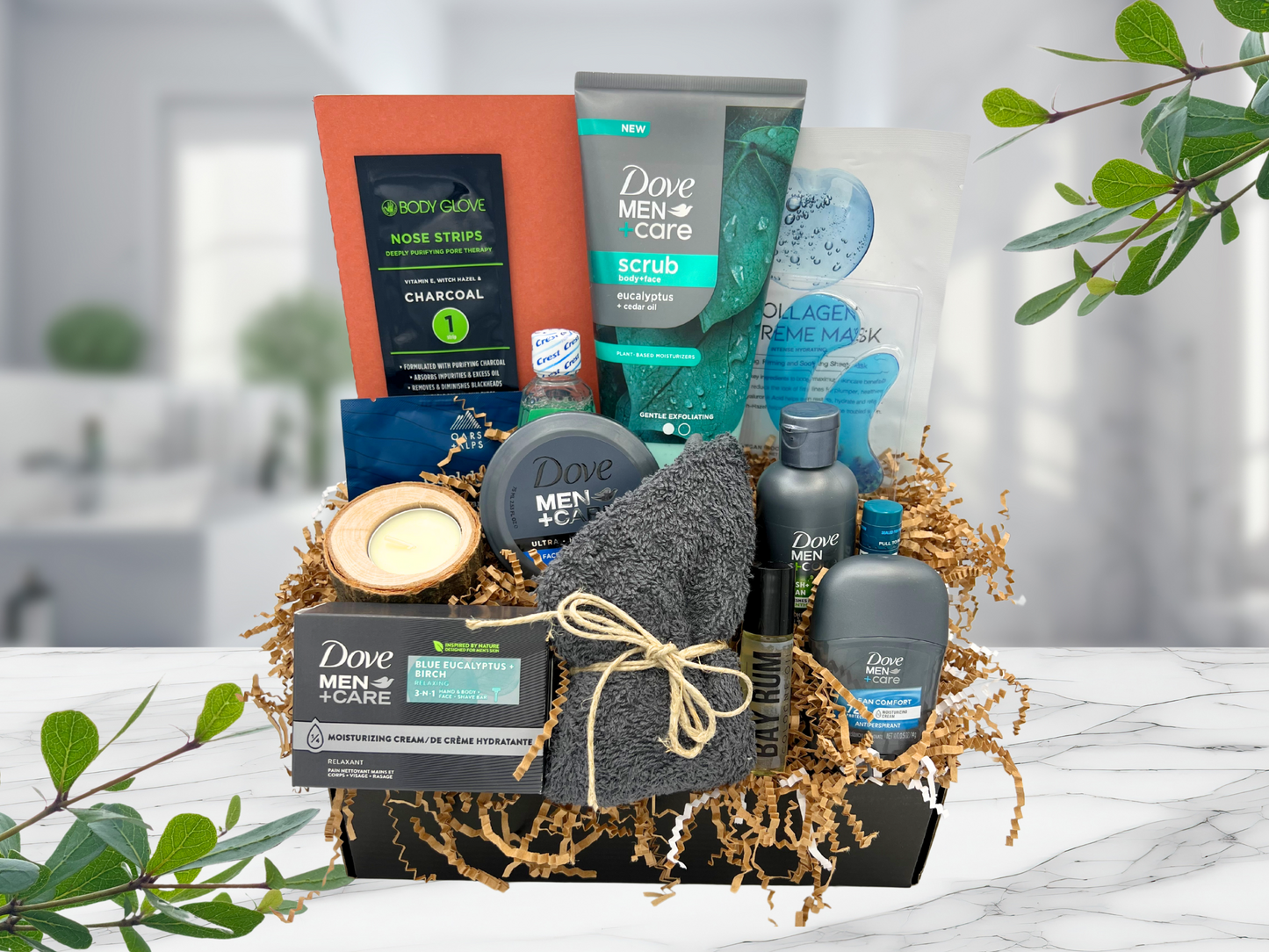 deluxe gift box for men, deluxe gift box for him, care kit for men, mens toiletry kit, mens travel kit, mens self care kit,, gift box for him, skincare gift box for him, skin care for him, skincare for him, gift box for men, self care gift box for him, gift box for men,