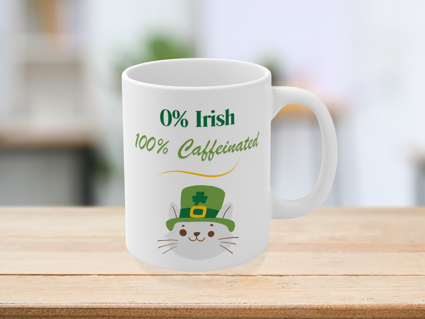 coffee lover funny mug for st patricks day