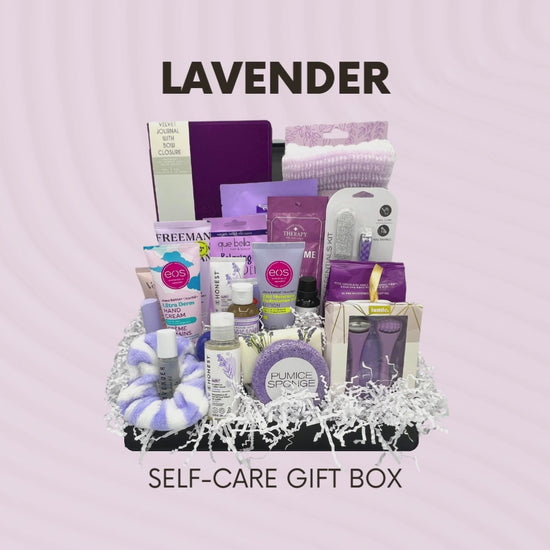 lavender self care gift set for women