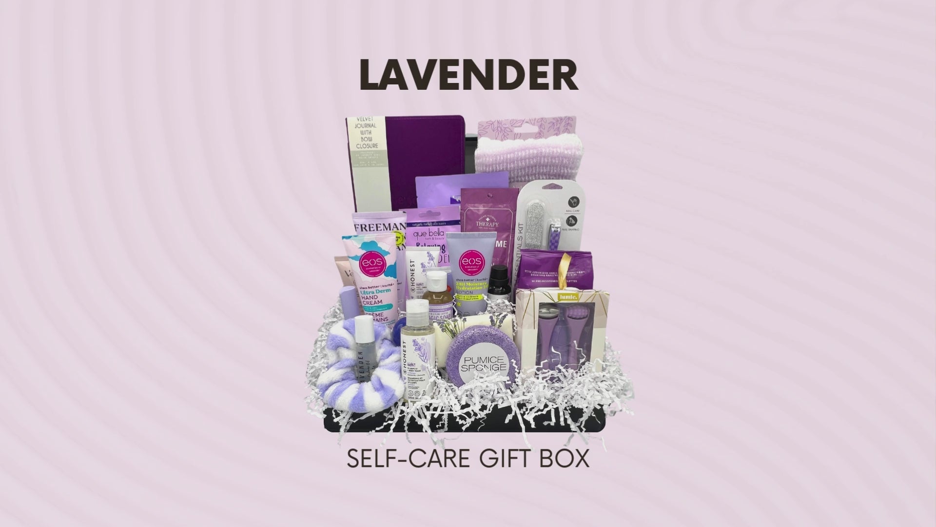 lavender self care gift set for women