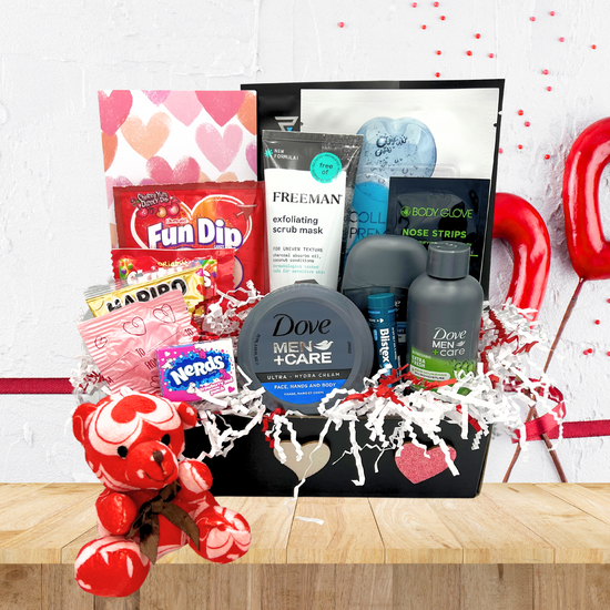valentines day gift basket for men