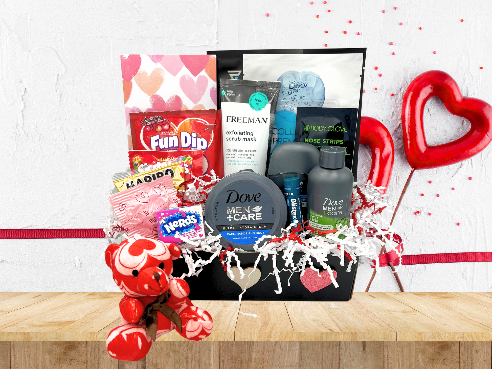 valentines day gift basket for men