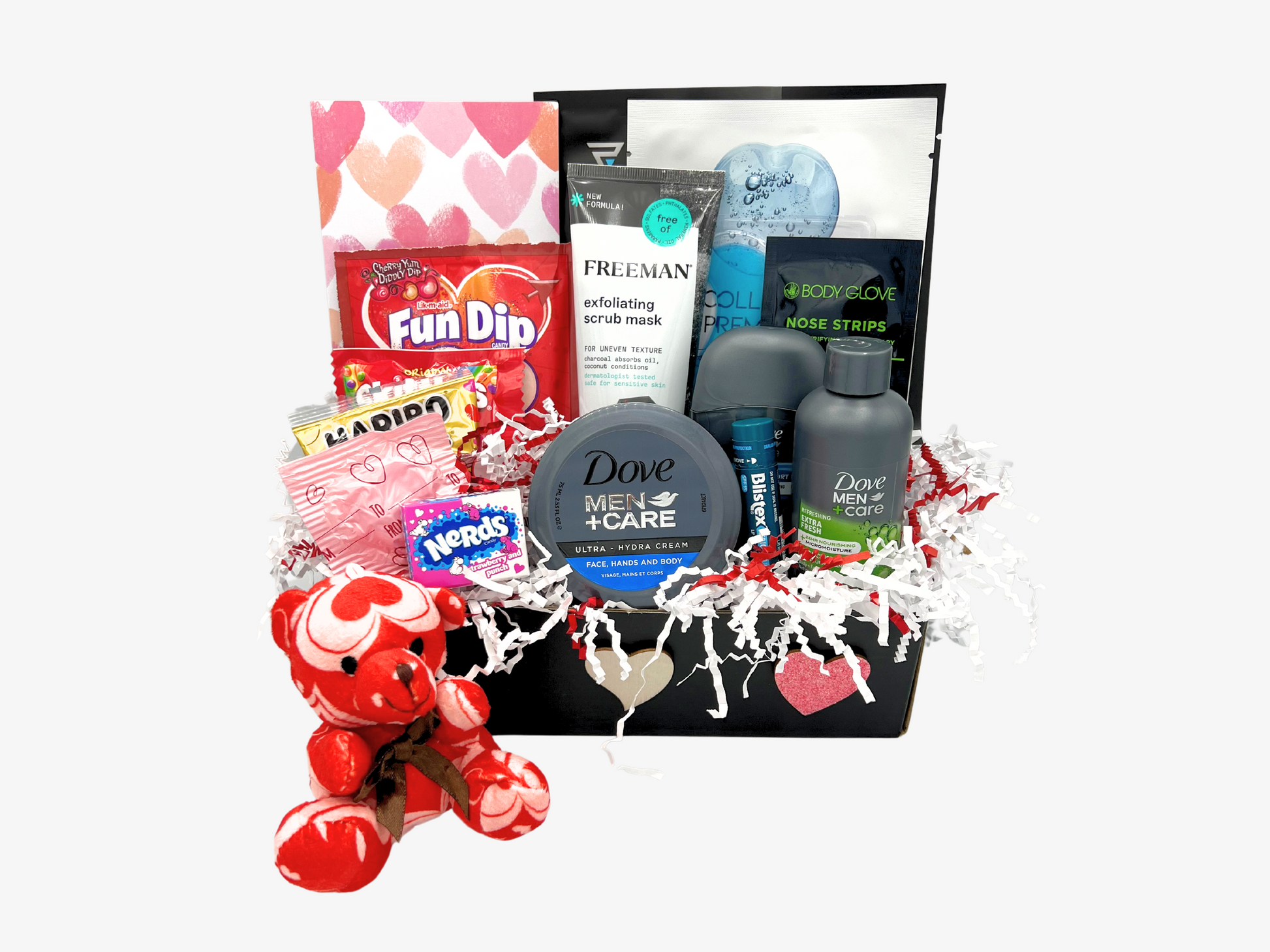 mens gift basket, valentines day gift basket for him