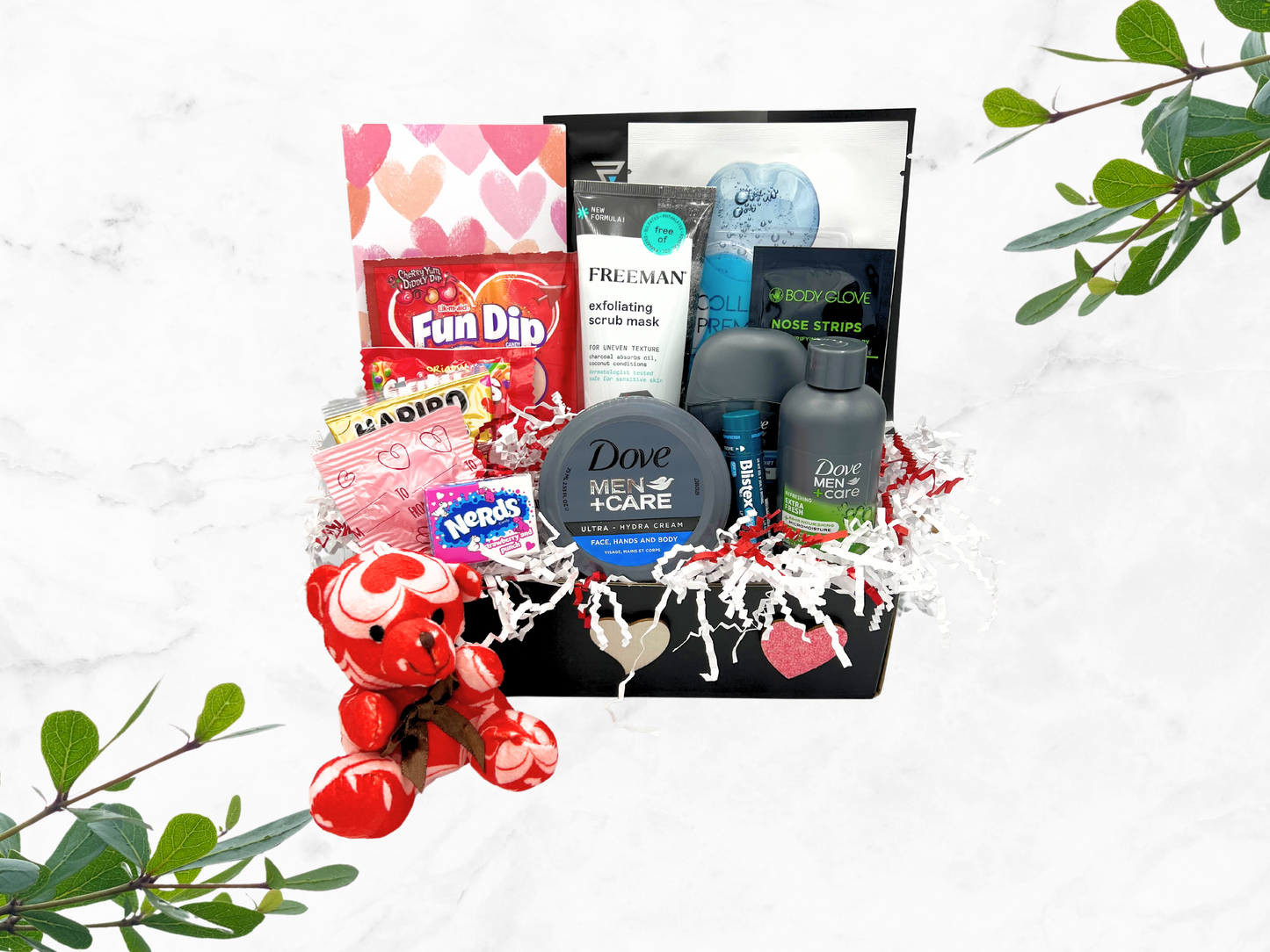 valentines day gift basket for him