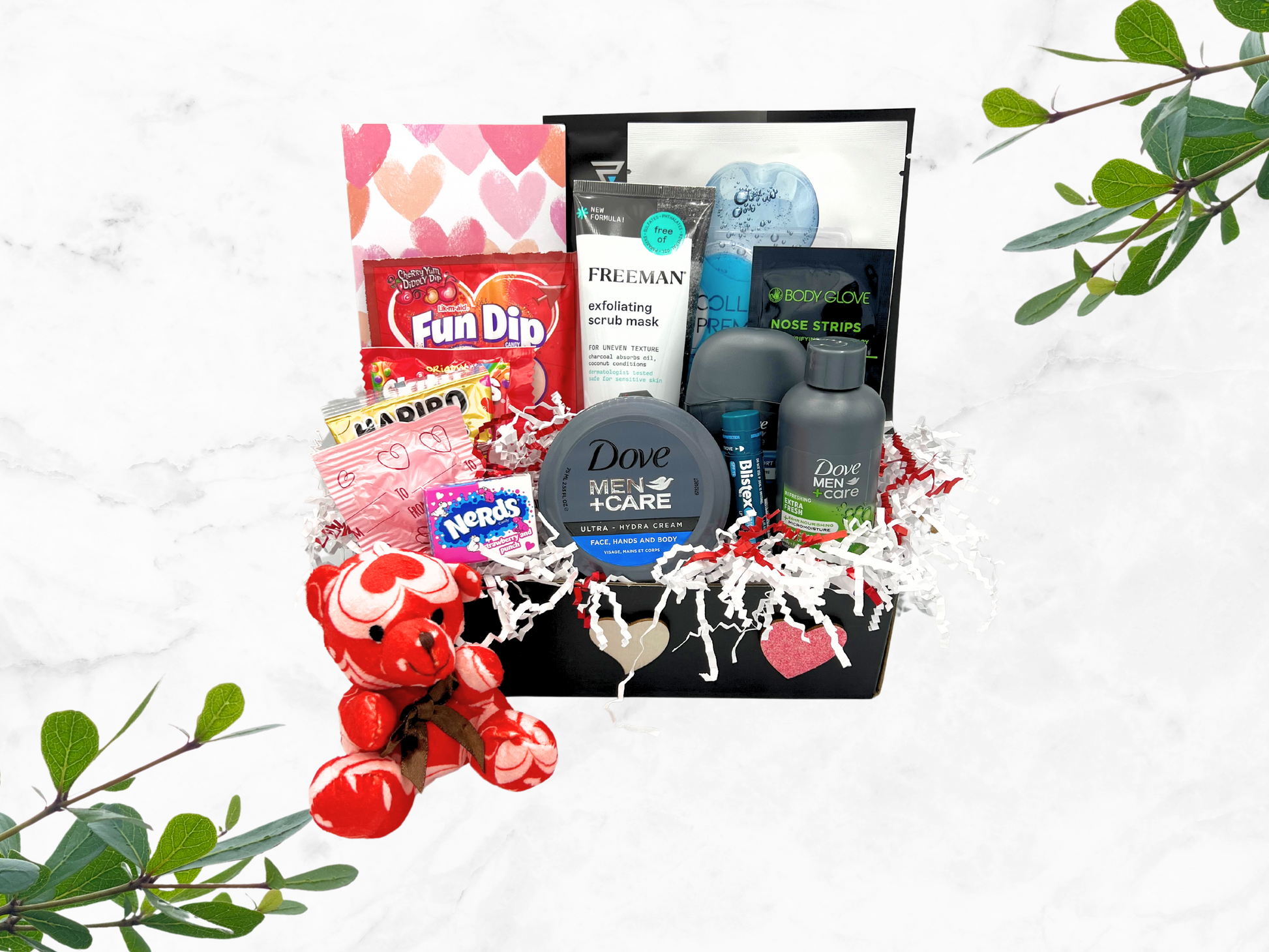 valentines day gift basket for him